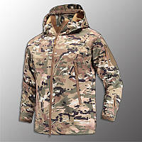 Куртка Soft Shell "ESDY 105" - Multicam (для полювання та риболовлі, тактичні, теплі, військові)