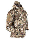 🔥  Куртка Soft Shell "ESDY 105" - Multicam  (для полювання та риболовлі, тактичні, теплі, військові), фото 2