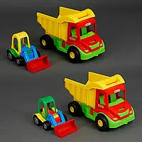 Игрушечный грузовик с Трактором "Magic truck" 39219 "Wader"