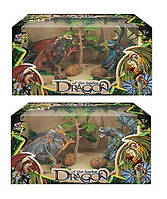 Детский игровой Набор драконов Q 9899-402 2 вида, 5 элементов, 2 дракона