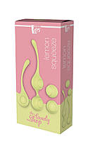 Вагінальні кульки Dream Toys The Candy Shop Lemon Sqweeze, 3,6 см, фото 4