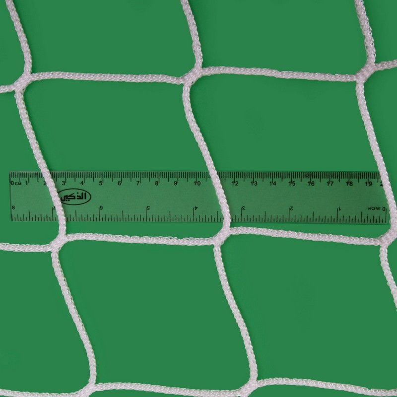 Сетка на ворота футбольные тренировочная безузловая SP-Planeta ЕВРО SO-2321 2,6х7,5м 2шт белый - фото 10 - id-p1373634330