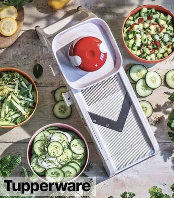 Тертка-шинка Мандоліна Tupperware з двома насадками (без насадки