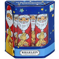 Шоколадні Санта-Клауси Riegelein Santa Clauses (10штх12,5г) 125 г Німеччина