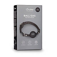 Кляп чорний із силікону (не дихаючий) Ball Gag With Large Silicone Ball