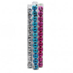 Шарік (4см) №DC-9155-4-12 Іграшка Новорічна (12 шт.) в ТУБІ ш.к. 6920217220111