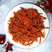 Стружка кальмара з кунжутом (по-шанхайськи) Преміум, 1кг, закуски до пива, кальмарові