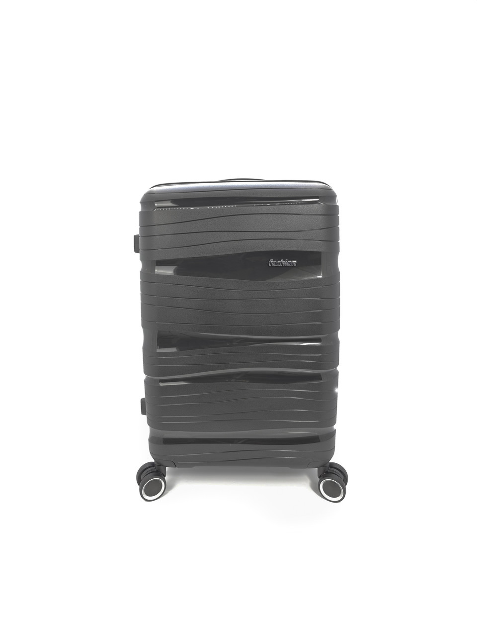 Дорожный Маленький Пластиковый Чемодан S на 4-х Колесах Fashion Черный ...