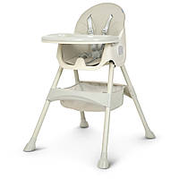 Детский стульчик для кормления Bambi M 4136-2 Ice Gray, серый