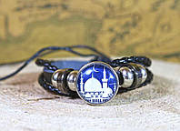 Браслет мусульманський на затягуваннях іслам з мечеттю