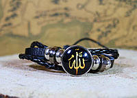 Браслет мусульманський на затягуваннях іслам з аллахом, мечеттю