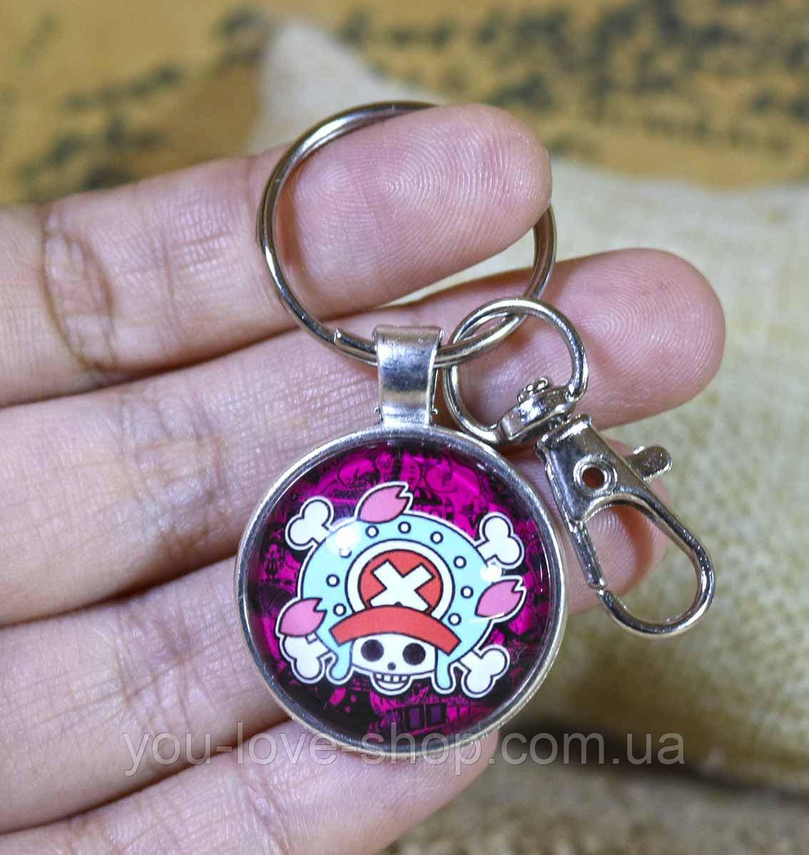 Брелок "Чоппер на фіолетовому" One Piece / Ван Піс, фото 1