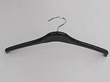 Плічка вішалки тремпеля V-U40 чорного кольору, довжина 40 см, фото 3