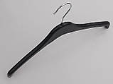 Плічка вішалки тремпеля V-U40 чорного кольору, довжина 40 см, фото 4