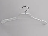 Плічка вішалки тремпеля V-VK42 білого кольору, довжина 42 см, фото 3
