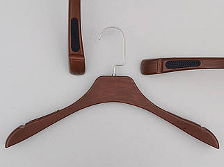 Довжина 39,5 см. Плічка пластмасові  серія "Perfetto" колір коричневий під дерево, Mainetti Group Італія