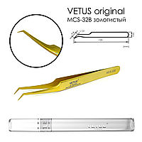 Пінцет Vetus MCS-32B, золотистий