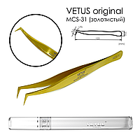Пінцет Vetus MCS-31, золотистий