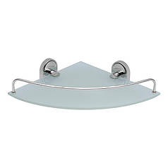 Полиця кутова Lidz Oreo 1001 скляна LDORE1001CRM22180 Chrome