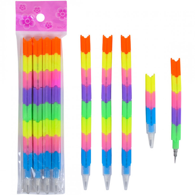 Олівець чорнографітний переставний Color HB арт.6188, фото 1