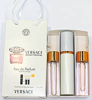 Versace Bright Crystal edt 3x15ml - Trio Bag