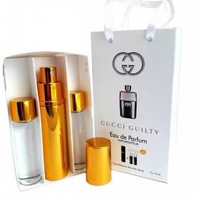 Gucci Guilty men edt 3x15ml - Trio Bag