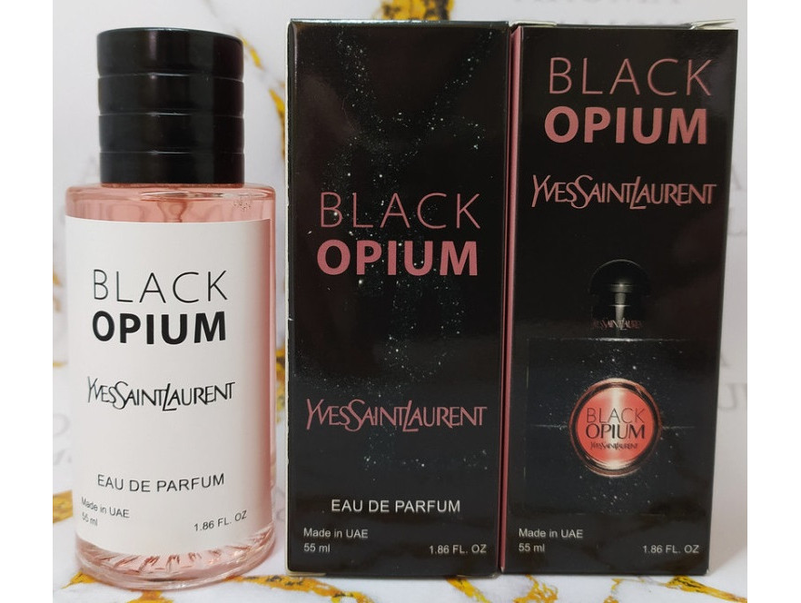 Парфюмированная вода женская Yves Saint Laurent Black Opium (Ив Сен Лоран Блэк Опиум) - UAE Tester 55ml - фото 1 - id-p1538357782