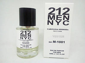 Carolina Herrera 212 Men NYC Масляный тестер 30 мл