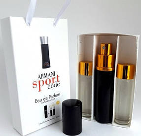 Armani Code Sport edt 3x15ml - Trio Bag