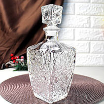Графін для віскі 790мл +6 стопок мл Bormioli Rocco Dedalo, подарунок чоловікам, фото 4