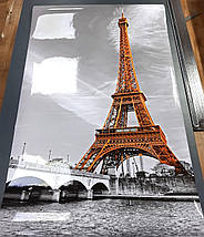 Покриття для столу, м'яке скло з фотодруком, Ейфелева вежа 60 х 100 см (1,2 мм), фото 2