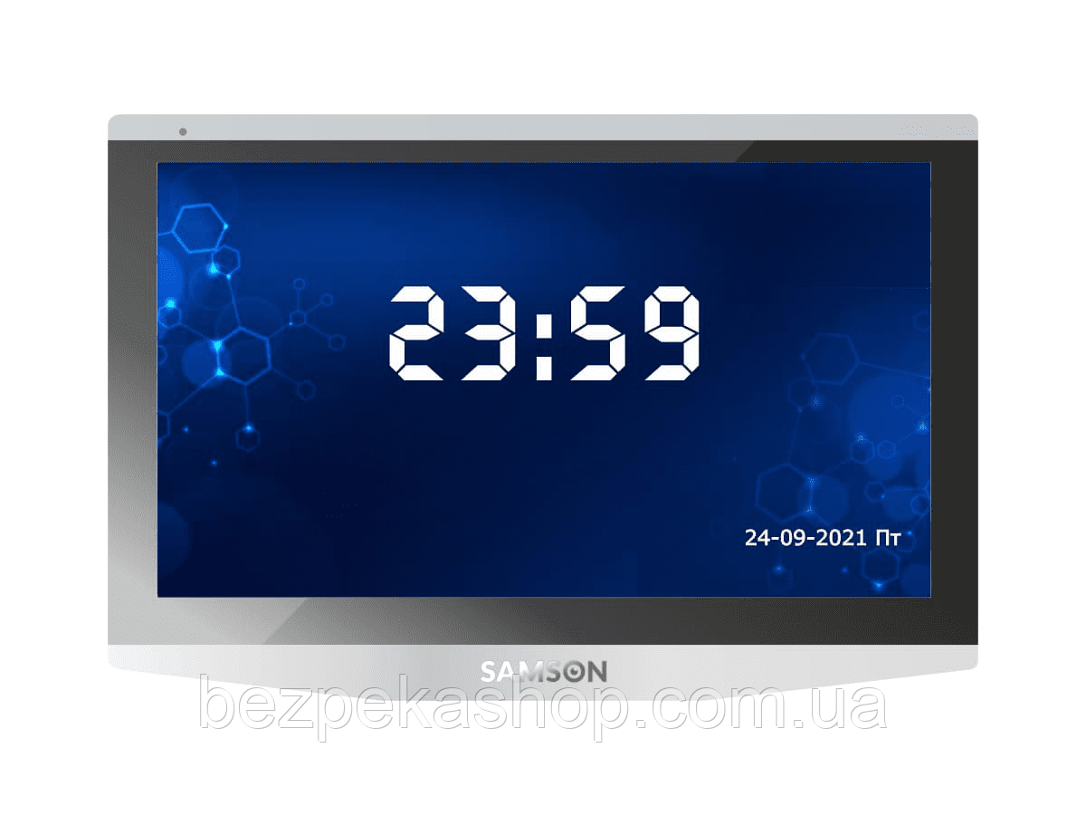 SAMSON SM-7FHD-GT МОНІТОР ДОМОФОНА 7" FULL HD СЕНСОРНИМ ЕКРАНОМ (СЕРЕБРО)