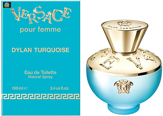 Жіноча туалетна вода Versace Dylan Turquoise Pour Femme 100 мл (Euro)