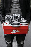 Чоловічі кросівки Nike SB Dunk Black\Grey, фото 8