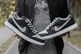 Чоловічі кросівки Nike SB Dunk Black\Grey