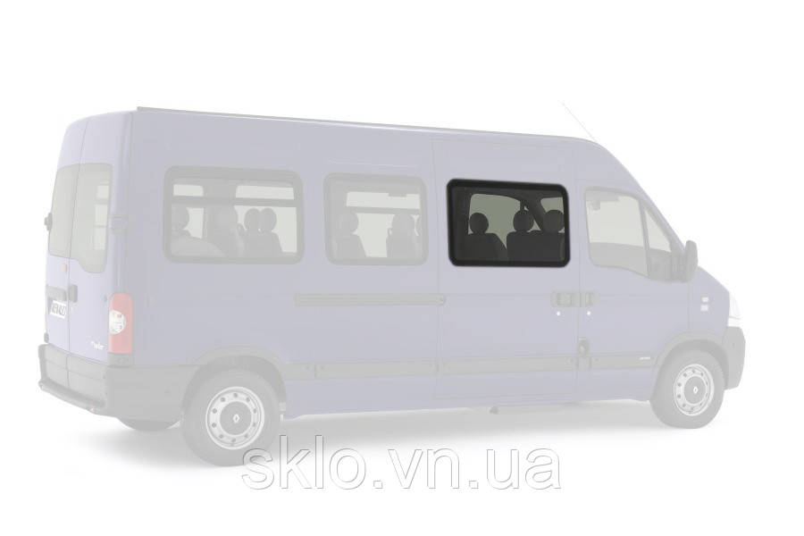 Бічне скло Nissan Interstar X70 (97-10) Переднє салонне Ліве Праве (Ніссан Интерстар Х70)