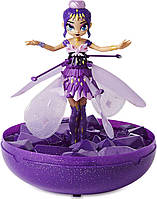 Hatchimals Pixies Crystal Flyers літаюча лялька фея Піксі Хетчималс Інтерактивна лялька фіолетова  6059634
