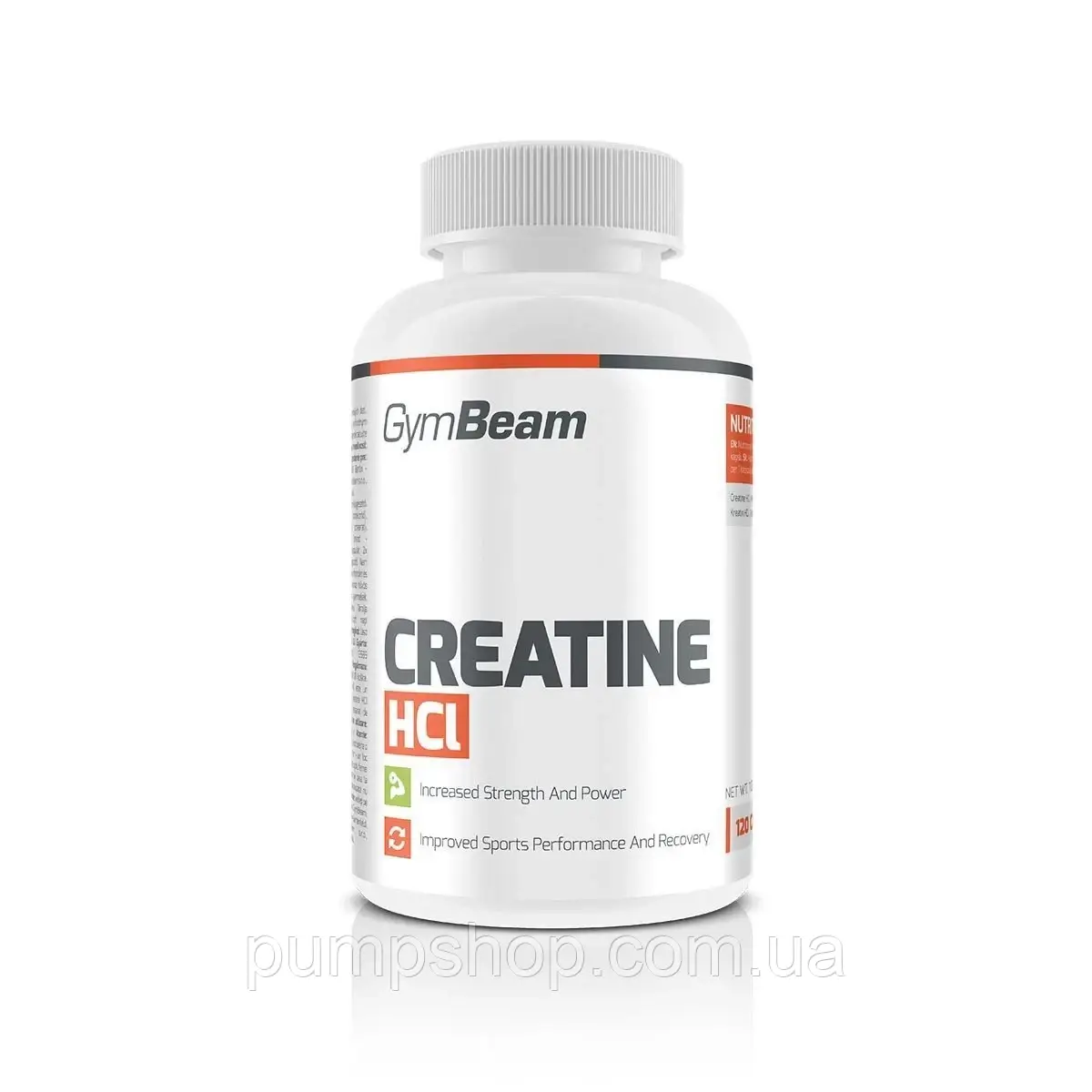 Креатин гідрохлорид GymBeam Creatine HCL 120 капс.