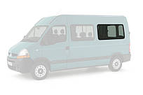 Бокове скло Nissan Interstar X70 (97-10) Заднє салонне Ліве на Середню базу (Нісан Інтерсар)