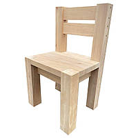 Деревянный садовый стул 0,5м "Дачная". Цвет: Без покраски