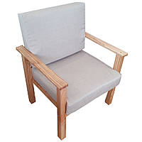 Деревянное садовое кресло 0,5м "Колорадо" (Ясень). Цвет: Льняное масло