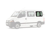 Бічне скло Renault Master (97-10) Заднє салонне Ліве на Коротку і Довгу базу