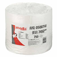 Протирочный бумажный материал в рулонах Kimberly-Clark WypAll L40 белого цвета 7452