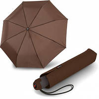 Зонт складной Knirps E.200 Medium Duomatic Dark Brown