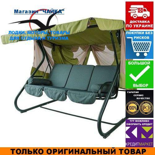Садовая качеля-павильон Ranger Emerald. 3-х местная. Качеля диван Ренжер RA 7720.