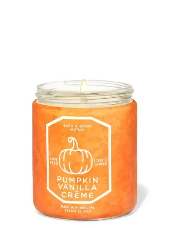 Ароматизированная свеча Pumpkin Vanilla Crème Bath & Body Works