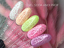Гель для дизайну Andi Prof Gel Soda 5 мл #01-05