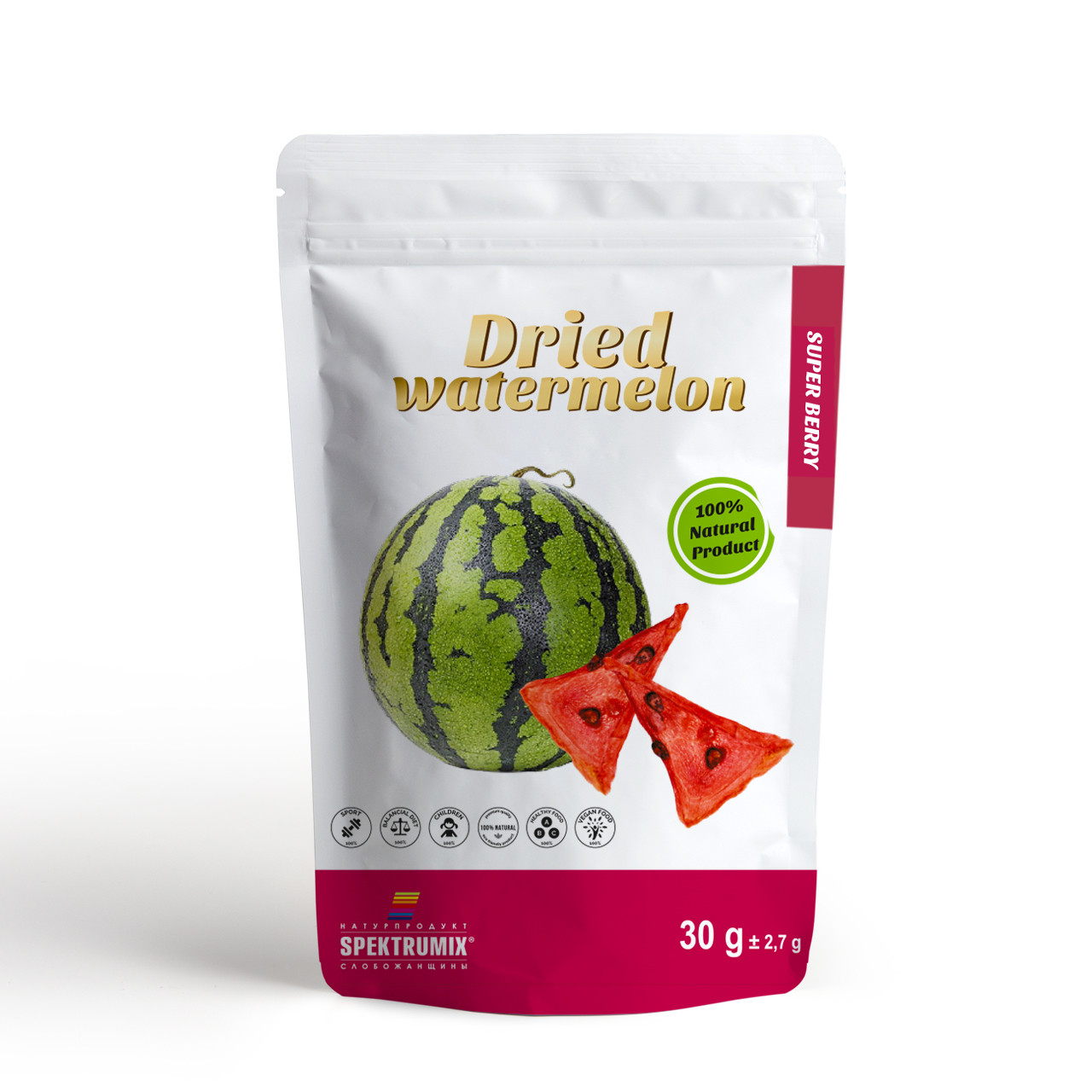 Сушеный арбуз Dried Watermelon, 30 г - фото 1 - id-p1296813683