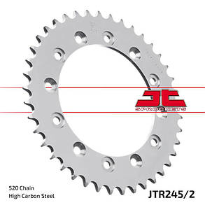 JTR245/2.52 задня зірка YAMAHA WR 250, YZ 250, YZ 450 аналог SUNSTAR 1-3592-52, фото 4