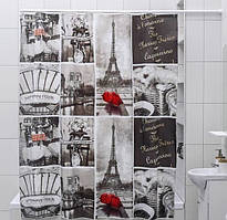 Шторка для ванної кімнати Будинок на всі 100 Paris 180х180 см
